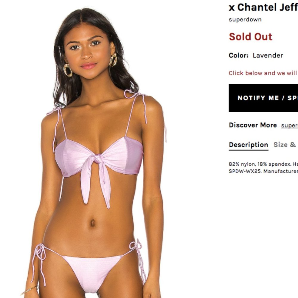 Superdown x Chantell Jeffries Bikini